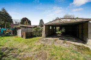 Garage at the rear of the garden- click for photo gallery